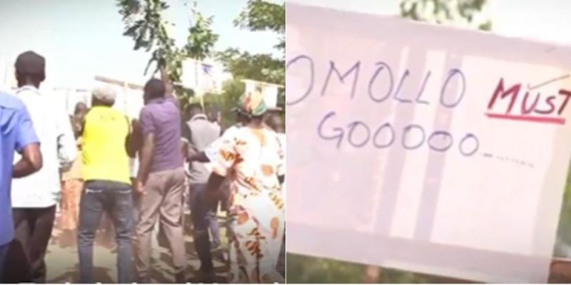 Collage of protests at Rwange TVET.
